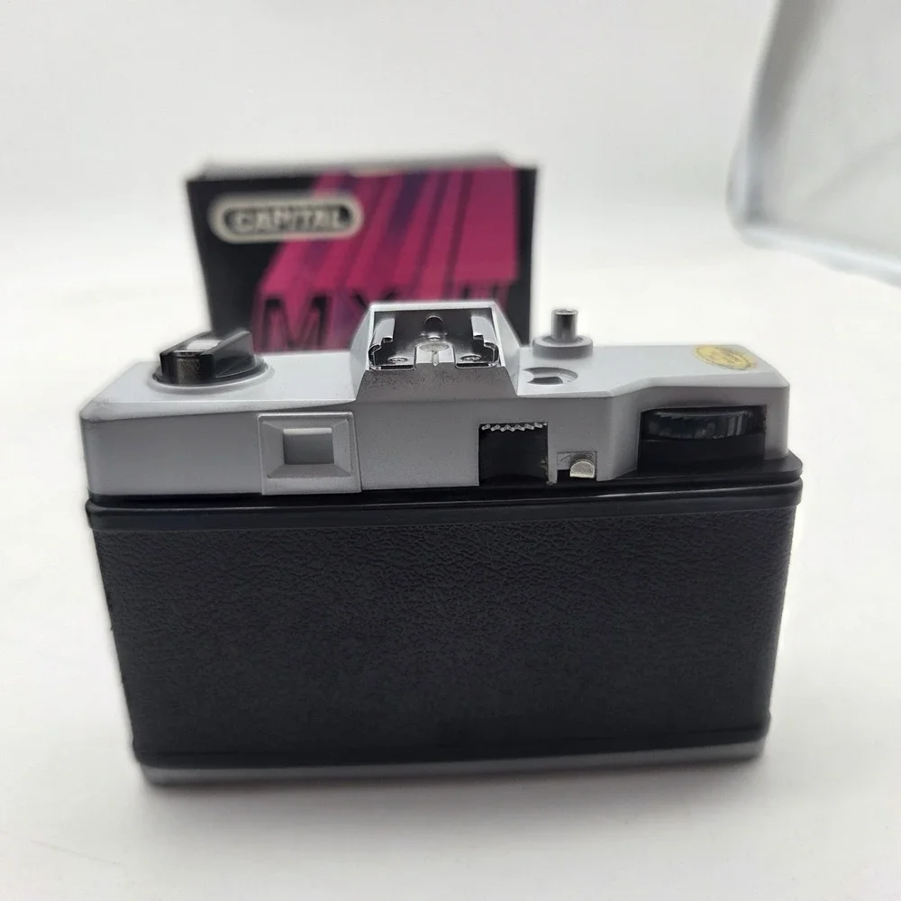 Capital MX-II 35mm plastic film camera w/ original packaging & Case Works! EUC